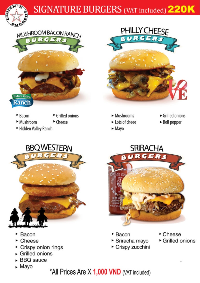 chuck's burger signature 